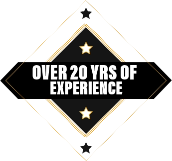 Over 20yrs of experience